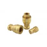 Hydraulic 800psi 2 Brass Quick Release Coupling For Fluid for sale