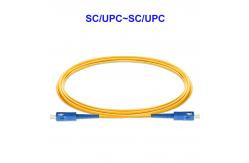 China Simplex Single Mode Fiber Cable SC UPC SC UPC For Data Center supplier