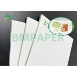 Optimal Printability 20PT 24PT White GS1 Cardboard For Food Packaging for sale