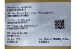 China W25Q256JVFIQ NOR Flash spiFlash 3V 256M-bit 4Kb Uniform Sector supplier