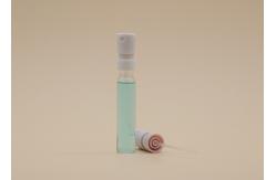 China Snap On Refillable Empty Glass Perfume Bottle Unique For Cosmetic Packaging supplier