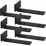 DIY Floating Shelf Wall Mount Bracket for 1/5 inch Thick Heavy Duty Functionality for sale