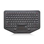 Rubber Silicone Industrial Keyboard Touchpad With Fingerprint Reader for sale