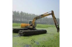 China SANY SY135C Amphibious Excavator Pontoon Floating Undercarriage For Swamp supplier