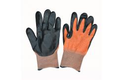China Super Grip Nitrile Coated Hand Gloves Prevent Dirt And Debris From Entering supplier
