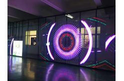 China High Brightness Shopping Malls P3.91 Transparent LED Screen supplier
