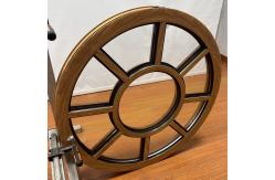 China Powder Coating Windproof Aluminum Circle Windows Customized Round Aluminium Windows supplier