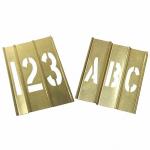 Adjustable Interlocking Letter Stencils Brass Stencil Set For Paint for sale