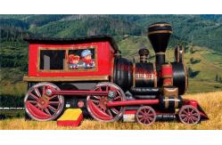 China Inflatable Train Slide Combo supplier