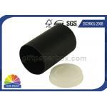 Custom Logo Imprint Plastic Cap Paper Can Packaging , Cardboard Tube Containers
