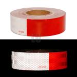 Self Adhesive Prismatic White Red High Visibility Reflective Tape For Truck for sale