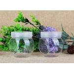 225 ML Thick Clear PET Plastic Jars Transparent Plastic Can For Dry Fruits for sale