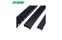 China DOWE Closed H30X60 Miniature Yellow Dot Reinforced Series Drag Chain supplier