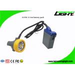 6.6Ah 1.67W 1000cycles led Mining Cap Lamp 15000lux
