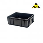 Competitive Wholesale Price Anti-Static Cleanroom Box Antistatic Conductive Esd Pcb Tray Esd Safe Bins With Dividers for sale