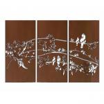 Square Oem / Odm Corten Cladding Panels Modern Design