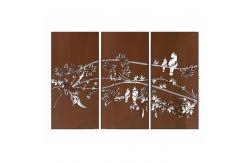 China Square Oem / Odm Corten Cladding Panels Modern Design supplier