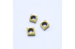 China Fracture Resistance Cermet Turning Tool Inserts Good Surface Smoothness CCMT09T304-1PP PV2110 supplier