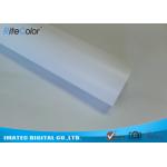 Outdoor Waterproof Canvas Fabric 260gsm Solvent Polyester Canvas For Inkjet Print