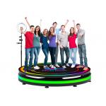 100cm 360 Photo Booth Ring Light  5 People 360 Rotating Camera Booth For Parties for sale