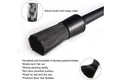 China 9pcs Auto Car Detailing Brush Set For Interior Cleaning supplier