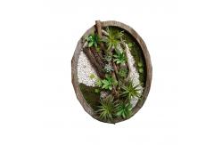 China Artificial Wall Hanging Plants Vertical Greening Creative Decoration Retro Pendant supplier