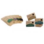 Custom Printed Small Brown Kraft Paper Soap Boxes Packaging With Window