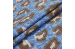 China Anti Static 170cm Poly Spandex Jersey Knit Fabric / leopard jersey fabric supplier