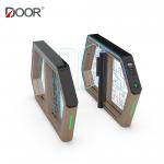 Acrylic Tempered Glass IP20 Pedestrian turnstile gate RS485 for sale