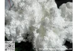 China White Recycled Synthetic Polyester Fibre Elasticity And Softness supplier