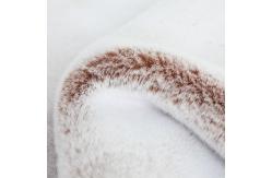 China Custom Plush Faux Fur Rug 100% Polyester Rabbit Hair Area Home Living Room supplier