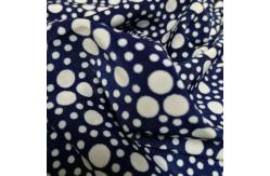 China Screen Print Polyester Spandex Fabric With Dots Design supplier