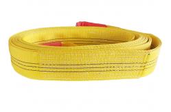 China Crane Flat Web Lifting Slings / Heavy Duty Sling Soft Smooth Surface supplier