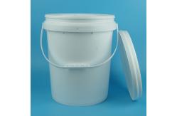 China 19kg Round Plastic Drum With Handle And Lid For Paint supplier