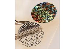 China Customize Logo Die Cut Tamper Evident Security Labels supplier