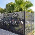 Decorative Laser Cut Metal Fencing Panels Outdoor Privacy Screen for sale