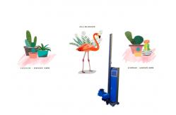 China 2880dpi Vertical Wall Printer 3d Effects Digital Glass Metal Ceramic Tiles Printing supplier