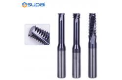 China High Hardness Efficient Carbide End Mill With Precision Threads Chip Removal Threading Cutter supplier