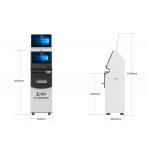 Banking Pinpad Self Service Payment Kiosk / PC Kiosk Stand With LCD , TFT Display