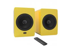 China Wood TWS Bookshelf Bluetooth Speakers Portable True Wireless Speakers 200W RMS supplier