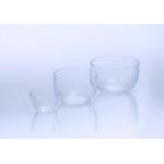 Customized Quartz Glass Crucible Transparent Color Round Base for sale