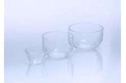 China Customized Quartz Glass Crucible Transparent Color Round Base supplier