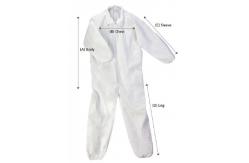 China Fluid Resistant Disposable Medical Gowns Non Woven Coverall With Hood supplier