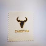 Fashion And Lovely Oxhead Custom Clothing Patches Electroplating Embroidery for sale