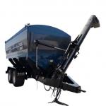 Traction Folding Arm Grain Transporter 28 Cubic Meter For Crops for sale