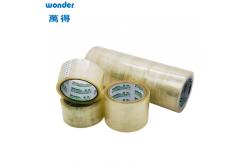 China Transparent Custom Printed BOPP Tape ,  Low Noise Packing Tape 24mm x 50m supplier