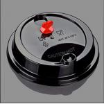 90mm Clear Pp Clear Plastic Lids , Compostable Coffee Cup Lids Heat Tolerance