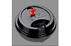 China 90mm Clear Pp Clear Plastic Lids , Compostable Coffee Cup Lids Heat Tolerance supplier