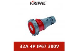 China 32A 380V IP67 Three Phase Industrial Connector With Lock IEC standard supplier
