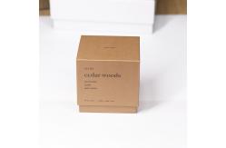 China Recyclable Kraft Cardboard Gift Packaging Box with Lids for Candle supplier